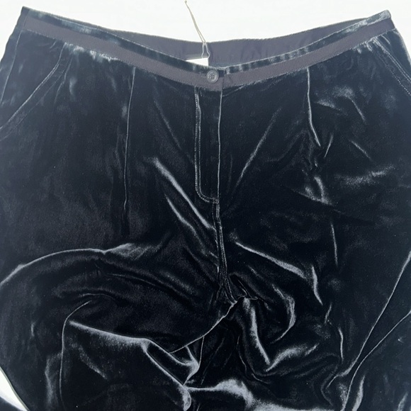 Poetry silk velvet black wide leg pant NWT size 14 - Picture 2 of 7